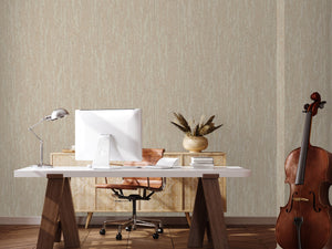 Luxury Cream Abstract Metallic 3D Embossed Wallpaper, Victorian Non-Woven Wall Covering, 41.7"W x 614"H, Washable Removable f