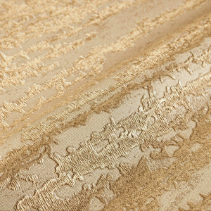 Luxury Gold Abstract Metallic 3D Embossed Wallpaper, Boho Non-Woven Wall Covering, 41.7"W x 614"H, Washable Removable for Liv
