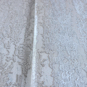 Luxury Ivory Abstract Metallic 3D Embossed Wallpaper, Modern Non-Woven Wall Covering, 41.7"W x 614"H, Washable Removable for 