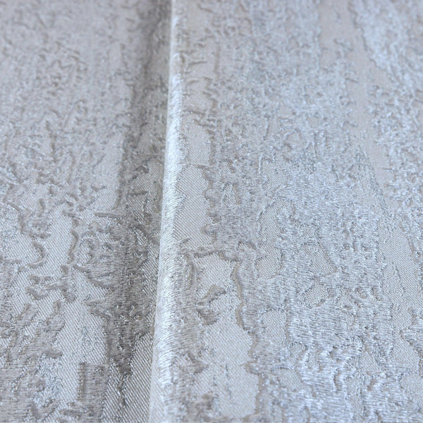 Luxury Ivory Abstract Metallic 3D Embossed Wallpaper, Modern Non-Woven Wall Covering, 41.7"W x 614"H, Washable Removable for 