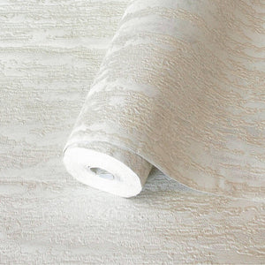 Luxury Cream Abstract Metallic 3D Embossed Wallpaper, Contemporary Non-Woven Wall Covering, 41.7"W x 614"H, Washable Removabl
