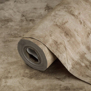 Luxury Beige Distressed Abstract Textured Wallpaper, Coastal Non-Woven Wall Covering, 41.7"W x 398"H, Washable Removable for 