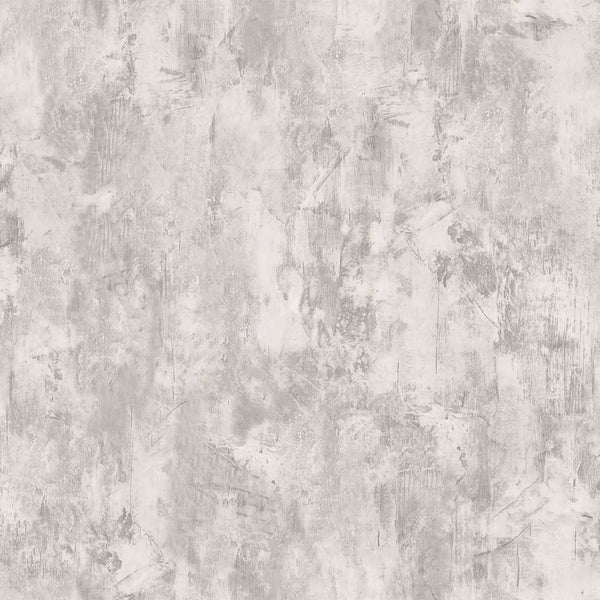 Luxury Ivory Distressed Abstract Textured Wallpaper, Traditional Non-Woven Wall Covering, 41.7"W x 398"H, Washable Removable 