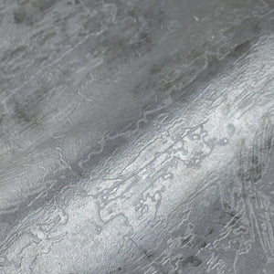 Luxury Silver Distressed Abstract Textured Wallpaper, Farmhouse Non-Woven Wall Covering, 41.7"W x 398"H, Washable Removable f