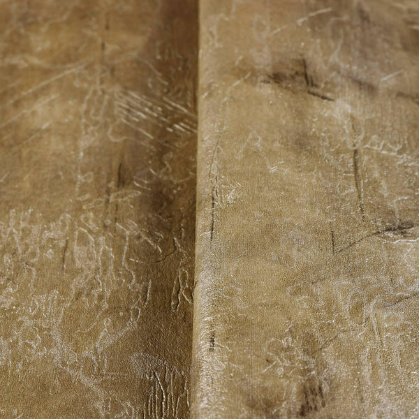 Luxury Brown Distressed Abstract Textured Wallpaper, Traditional Non-Woven Wall Covering, 41.7"W x 398"H, Washable Removable 
