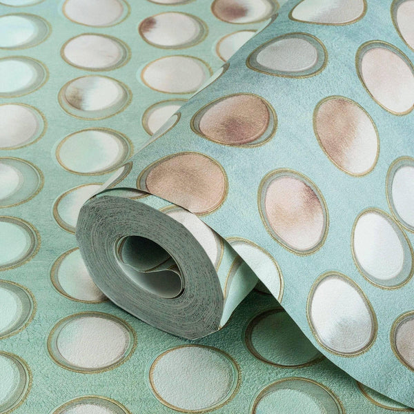 Luxury Beige Geometric Textured Wallpaper, Traditional Non-Woven Wall Covering, 41.7"W x 398"H, Washable Removable for Living