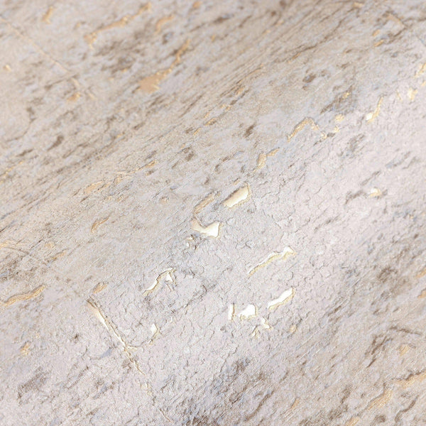 Luxury Beige Textured Embossed 3D Embossed Wallpaper, Traditional Non-Woven Wall Covering, 41.7"W x 398"H, Washable Removable