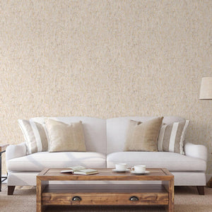 Luxury Beige Textured Embossed 3D Embossed Wallpaper, Traditional Non-Woven Wall Covering, 41.7"W x 398"H, Washable Removable