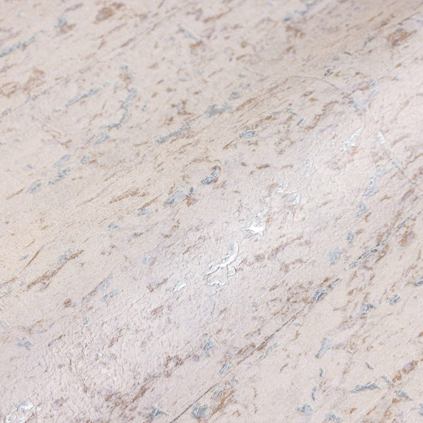 Luxury Beige Textured Embossed 3D Embossed Wallpaper, Country Non-Woven Wall Covering, 41.7"W x 398"H, Washable Removable for