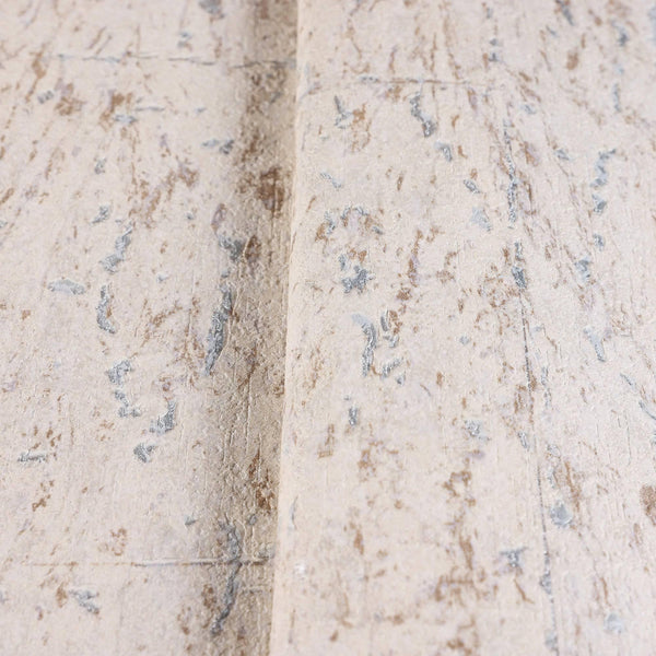 Luxury Beige Textured Embossed 3D Embossed Wallpaper, Country Non-Woven Wall Covering, 41.7"W x 398"H, Washable Removable for