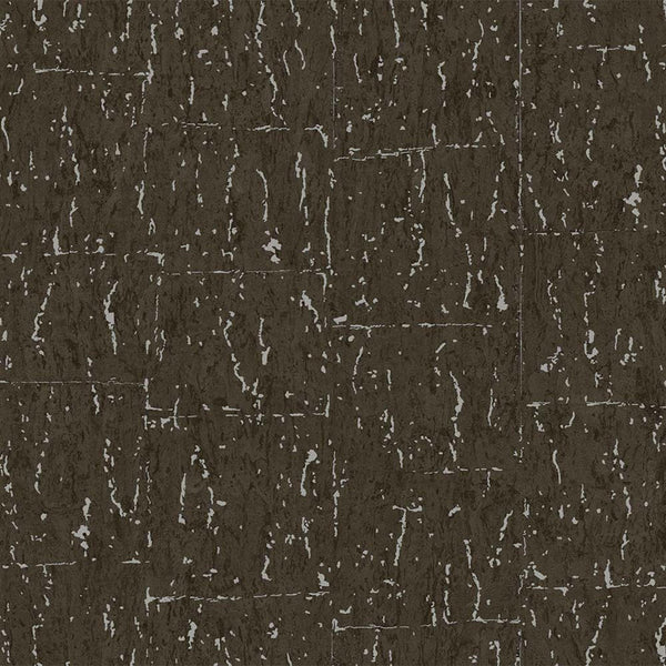 Luxury Brown Textured Embossed 3D Embossed Wallpaper, Traditional Non-Woven Wall Covering, 41.7"W x 398"H, Washable Removable