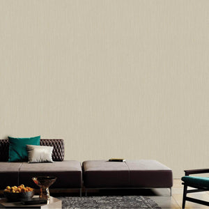 Luxury Cream Textured Embossed 3D Embossed Wallpaper, Traditional Non-Woven Wall Covering, 41.7"W x 398"H, Washable Removable