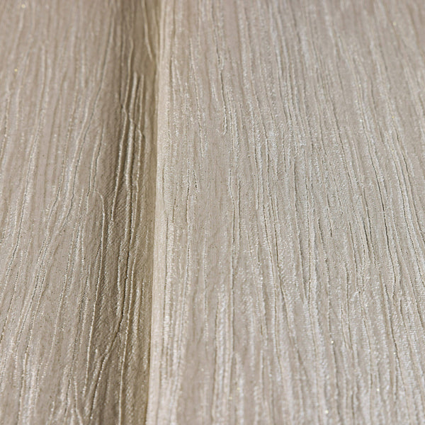 Luxury Beige Striped Stripe 3D Embossed Wallpaper, Traditional Non-Woven Wall Covering, 41.7"W x 398"H, Washable Removable fo