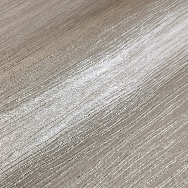 Luxury Beige Striped Stripe 3D Embossed Wallpaper, Traditional Non-Woven Wall Covering, 41.7"W x 398"H, Washable Removable fo