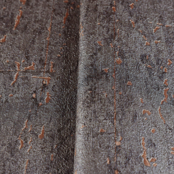 Luxury Brown Textured Embossed 3D Embossed Wallpaper, Industrial Non-Woven Wall Covering, 41.7"W x 398"H, Washable Removable 