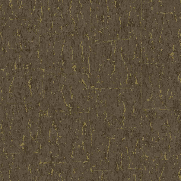 Luxury Brown Textured Embossed 3D Embossed Wallpaper, Traditional Non-Woven Wall Covering, 41.7"W x 398"H, Washable Removable