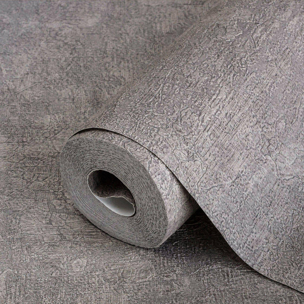 Luxury Brown Textured Embossed 3D Embossed Wallpaper, Modern Non-Woven Wall Covering, 41.7"W x 398"H, Washable Removable for 