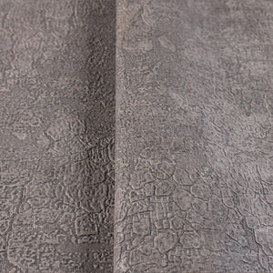 Luxury Brown Textured Embossed 3D Embossed Wallpaper, Modern Non-Woven Wall Covering, 41.7"W x 398"H, Washable Removable for 