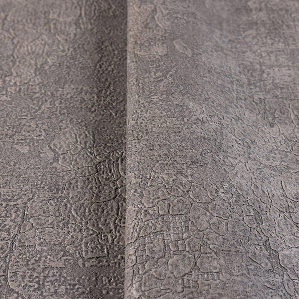 Luxury Brown Textured Embossed 3D Embossed Wallpaper, Modern Non-Woven Wall Covering, 41.7"W x 398"H, Washable Removable for 