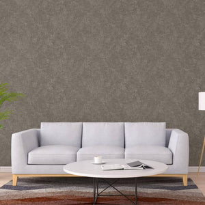 Luxury Brown Textured Embossed 3D Embossed Wallpaper, Modern Non-Woven Wall Covering, 41.7"W x 398"H, Washable Removable for 