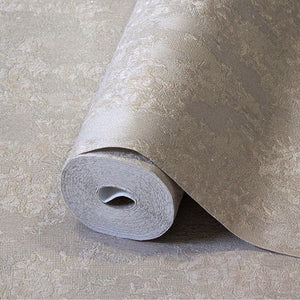 Luxury Gray Abstract Distressed Wallpaper, Industrial Non-Woven Wall Covering, 41.7"W x 398"H, Washable Removable for Living 