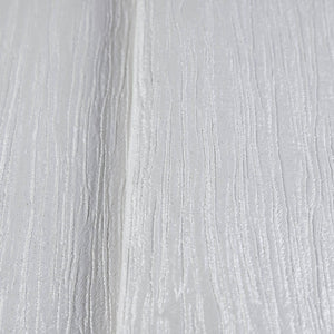 Luxury Ivory Striped Stripe 3D Embossed Wallpaper, Country Non-Woven Wall Covering, 41.7"W x 398"H, Washable Removable for Li
