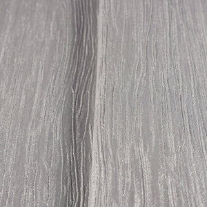 Luxury Gray Striped Stripe 3D Embossed Wallpaper, Contemporary Non-Woven Wall Covering, 41.7"W x 398"H, Washable Removable fo