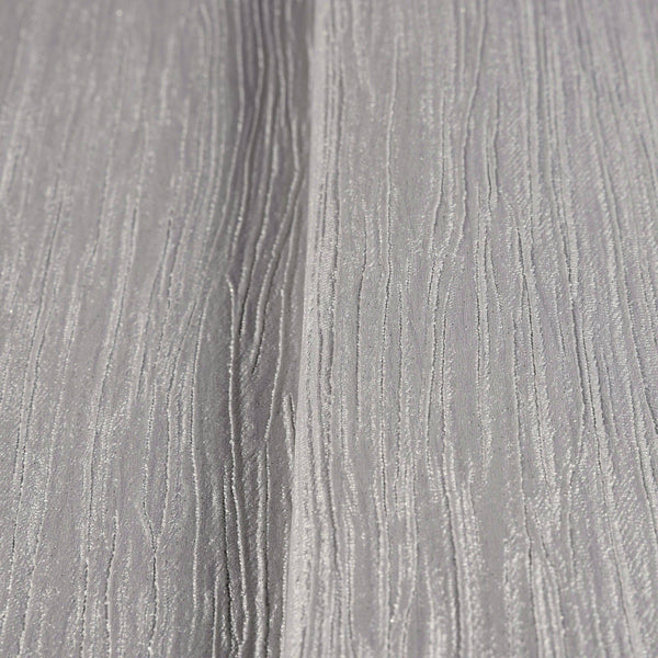 Luxury Gray Striped Stripe 3D Embossed Wallpaper, Contemporary Non-Woven Wall Covering, 41.7"W x 398"H, Washable Removable fo