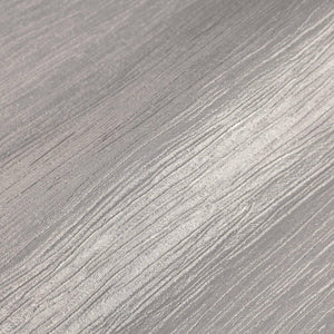 Luxury Gray Striped Stripe 3D Embossed Wallpaper, Contemporary Non-Woven Wall Covering, 41.7"W x 398"H, Washable Removable fo