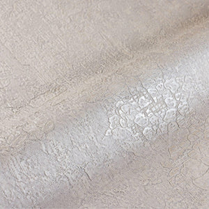 Luxury Beige Textured Embossed 3D Embossed Wallpaper, Modern Non-Woven Wall Covering, 41.7"W x 398"H, Washable Removable for 