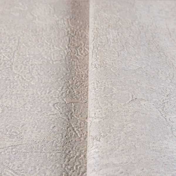 Luxury Beige Textured Embossed 3D Embossed Wallpaper, Modern Non-Woven Wall Covering, 41.7"W x 398"H, Washable Removable for 