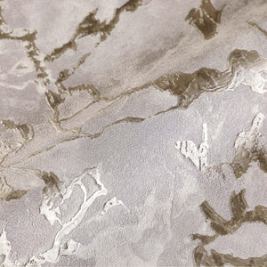 Luxury Beige Marble Textured Wallpaper, Modern Non-Woven Wall Covering, 41.7"W x 614"H, Washable Removable for Living Room Be