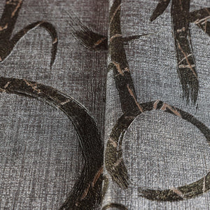Luxury Black Textured Wallpaper, Traditional Non-Woven Wall Covering, 41.7"W x 398"H, Washable Removable for Living Room Bedr