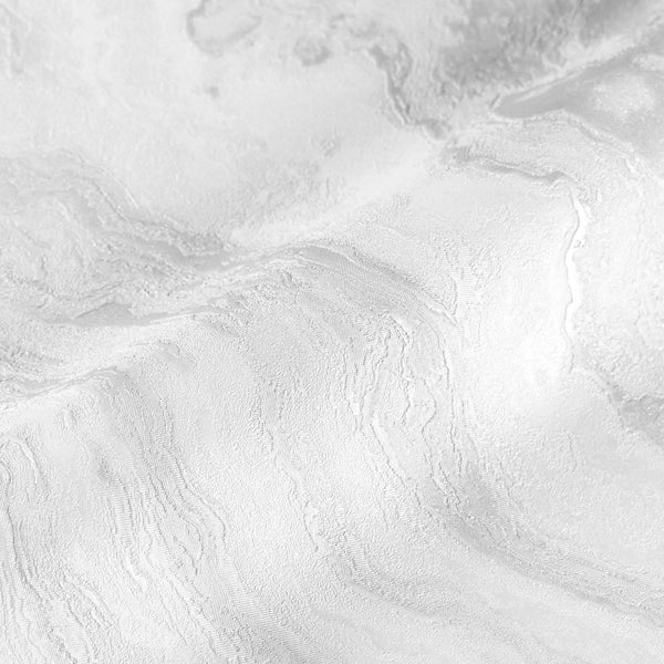 Luxury White Marble Textured Wallpaper, Country Non-Woven Wall Covering, 41.7"W x 614"H, Washable Removable for Living Room B