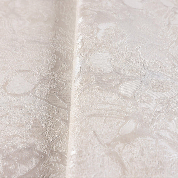 Luxury White Marble Stone Textured Wallpaper, Boho Non-Woven Wall Covering, 41.7"W x 614"H, Washable Removable for Living Roo