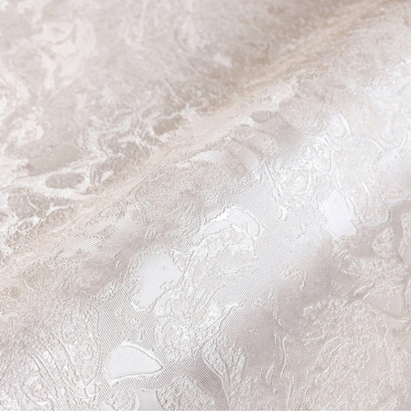 Luxury White Marble Stone Textured Wallpaper, Boho Non-Woven Wall Covering, 41.7"W x 614"H, Washable Removable for Living Roo