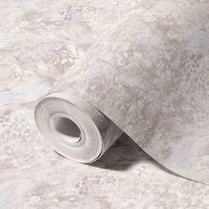 Luxury Beige Marble Stone Textured Wallpaper, Coastal Non-Woven Wall Covering, 41.7"W x 614"H, Washable Removable for Living 