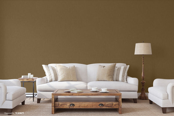 Luxury Brown Striped Stripe 3D Embossed Wallpaper, Traditional Non-Woven Wall Covering, 41.7"W x 398"H, Washable Removable fo
