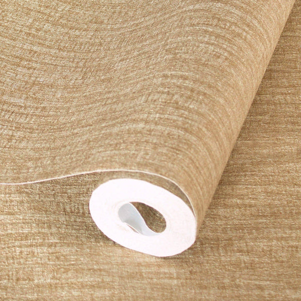 Luxury Brown Embossed 3D Embossed Wallpaper, Contemporary Non-Woven Wall Covering, 41.7"W x 398"H, Washable Removable for Liv