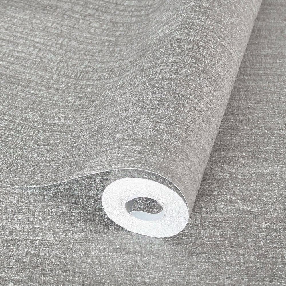 Luxury Gray Embossed 3D Embossed Wallpaper, Contemporary Non-Woven Wall Covering, 41.7"W x 398"H, Washable Removable for Livi