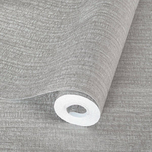 Luxury Gray Embossed 3D Embossed Wallpaper, Contemporary Non-Woven Wall Covering, 41.7"W x 398"H, Washable Removable for Livi