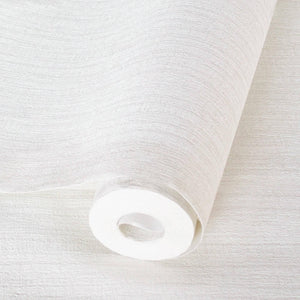 Luxury White Embossed 3D Embossed Wallpaper, Boho Non-Woven Wall Covering, 41.7"W x 398"H, Washable Removable for Living Room
