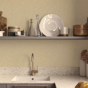 Luxury Beige Textured Embossed 3D Embossed Wallpaper, Contemporary Non-Woven Wall Covering, 41.7"W x 614"H, Washable Removabl