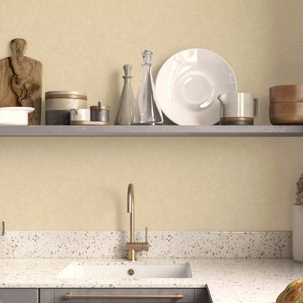 Luxury Beige Textured Embossed 3D Embossed Wallpaper, Contemporary Non-Woven Wall Covering, 41.7"W x 614"H, Washable Removabl
