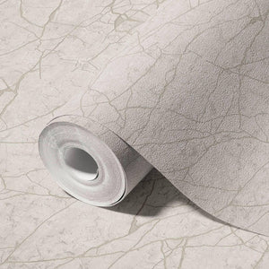 Luxury Beige Abstract Marble Textured Wallpaper, Country Non-Woven Wall Covering, 41.7"W x 398"H, Washable Removable for Livi