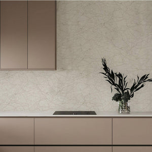 Luxury Beige Abstract Marble Textured Wallpaper, Country Non-Woven Wall Covering, 41.7"W x 398"H, Washable Removable for Livi