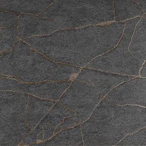 Luxury Black Abstract Marble Textured Wallpaper, Contemporary Non-Woven Wall Covering, 41.7"W x 398"H, Washable Removable for