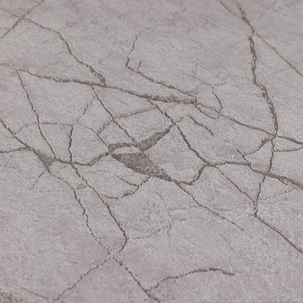 Luxury Gray Abstract Marble Textured Wallpaper, Modern Non-Woven Wall Covering, 41.7"W x 398"H, Washable Removable for Living