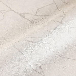 Luxury White Abstract Marble Textured Wallpaper, Industrial Non-Woven Wall Covering, 41.7"W x 398"H, Washable Removable for L