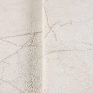 Luxury White Abstract Marble Textured Wallpaper, Industrial Non-Woven Wall Covering, 41.7"W x 398"H, Washable Removable for L